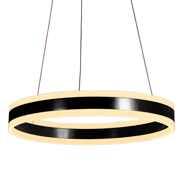 Plafonnier LED Zirka noir Ø50 cm, plafonnier circulaire noir moderne 2